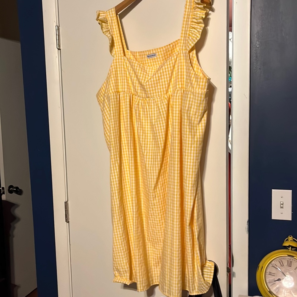 Cute gingham checked dress